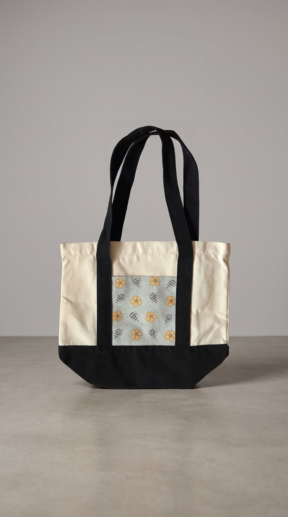 Trader Joes' inspired mini canvas tote bag