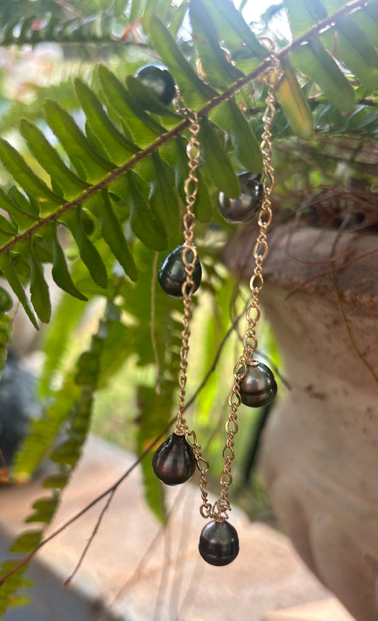 14K Gold Filled Tahitian Pearl Bracelet