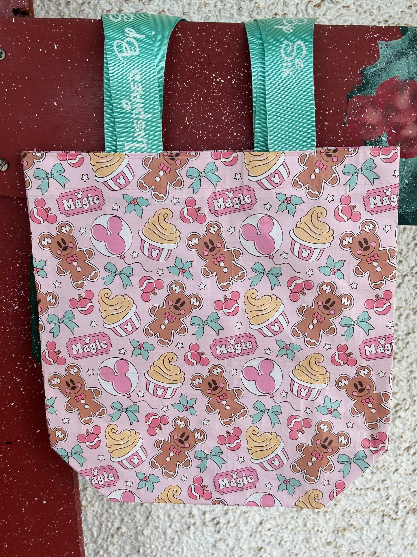 Christmas Mini Reusable Tote Bags