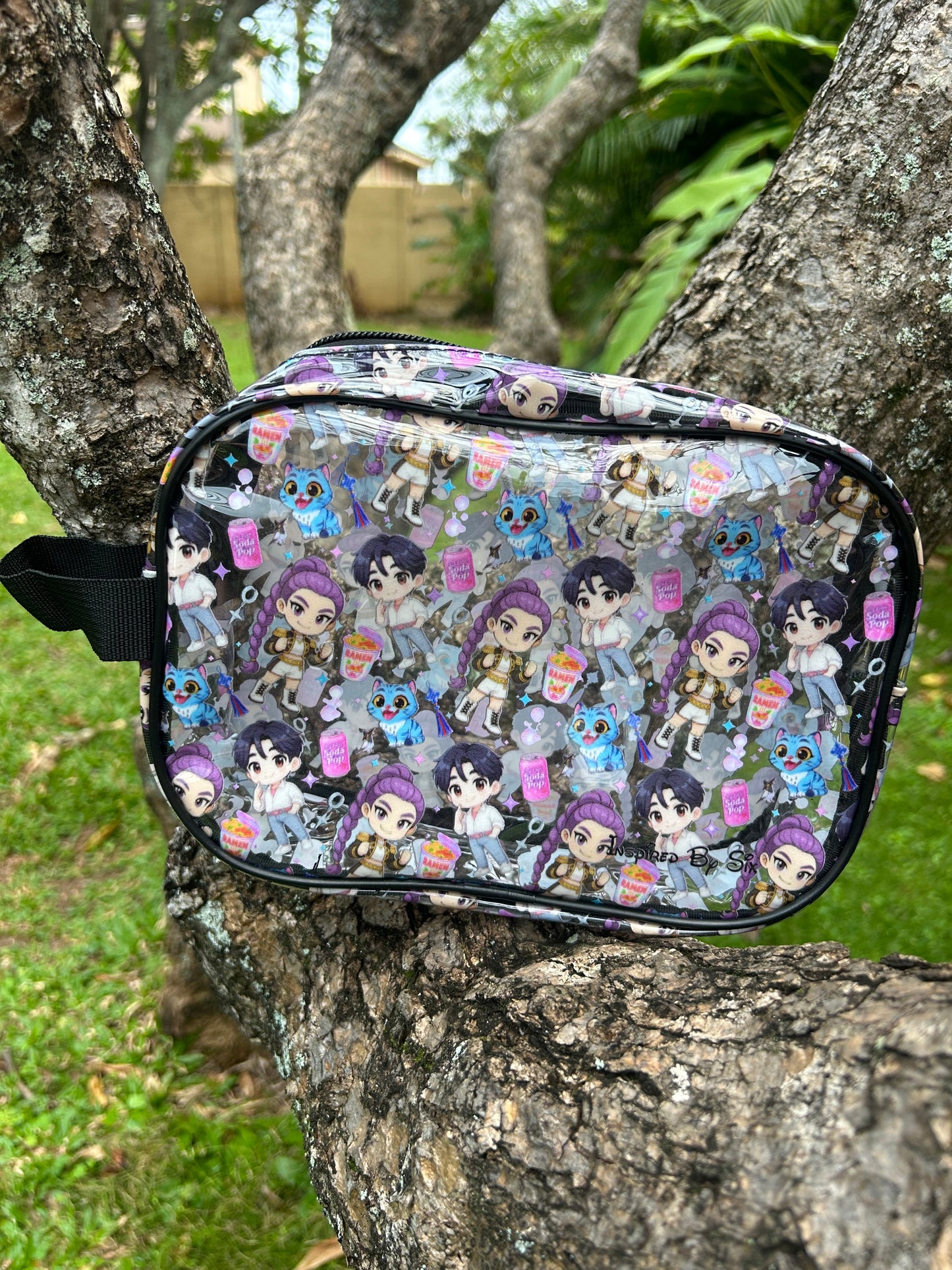 K-Pop Clear Wrist Bag/Makeup Bag