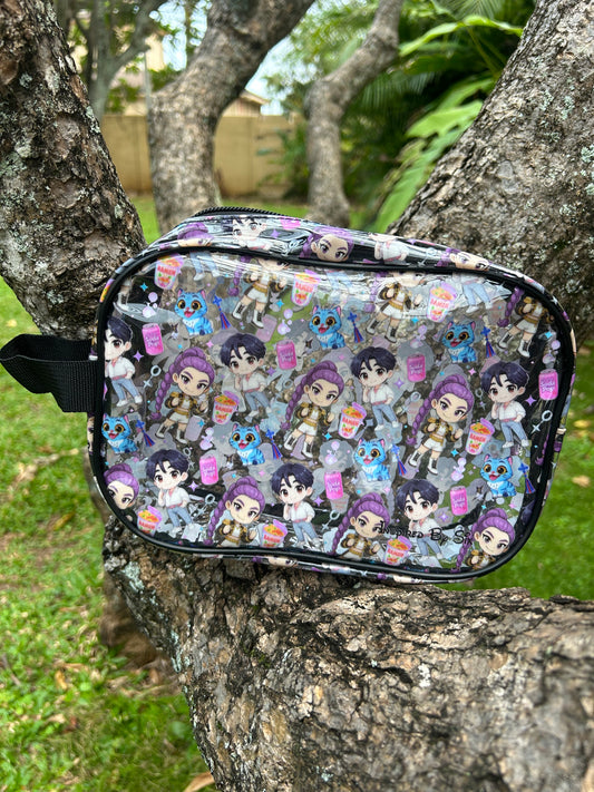 K-Pop Clear Wrist Bag/Makeup Bag