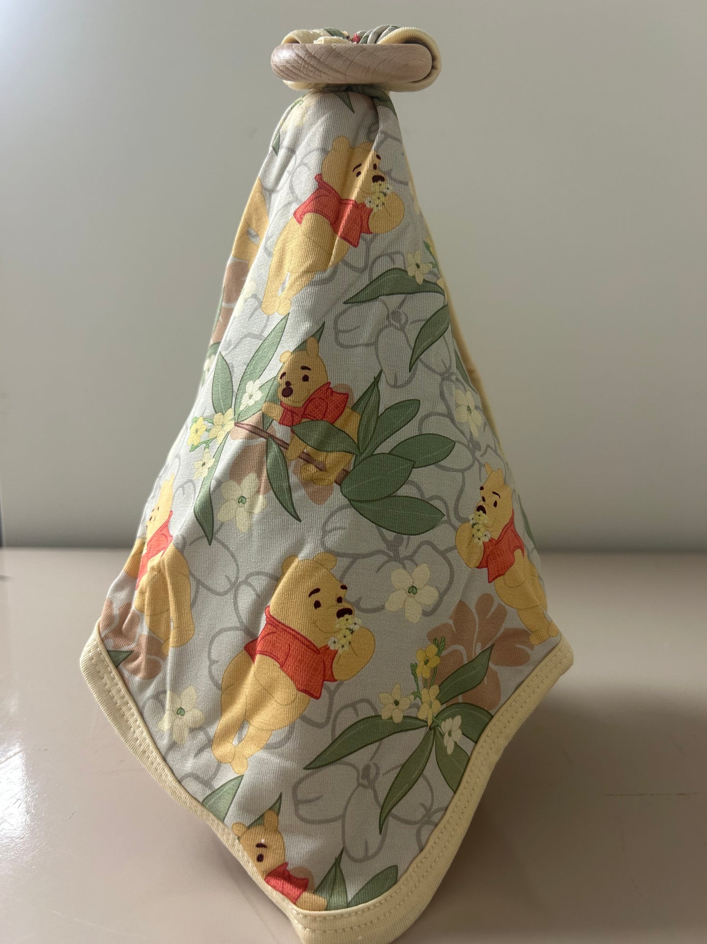 Teething burp cloth