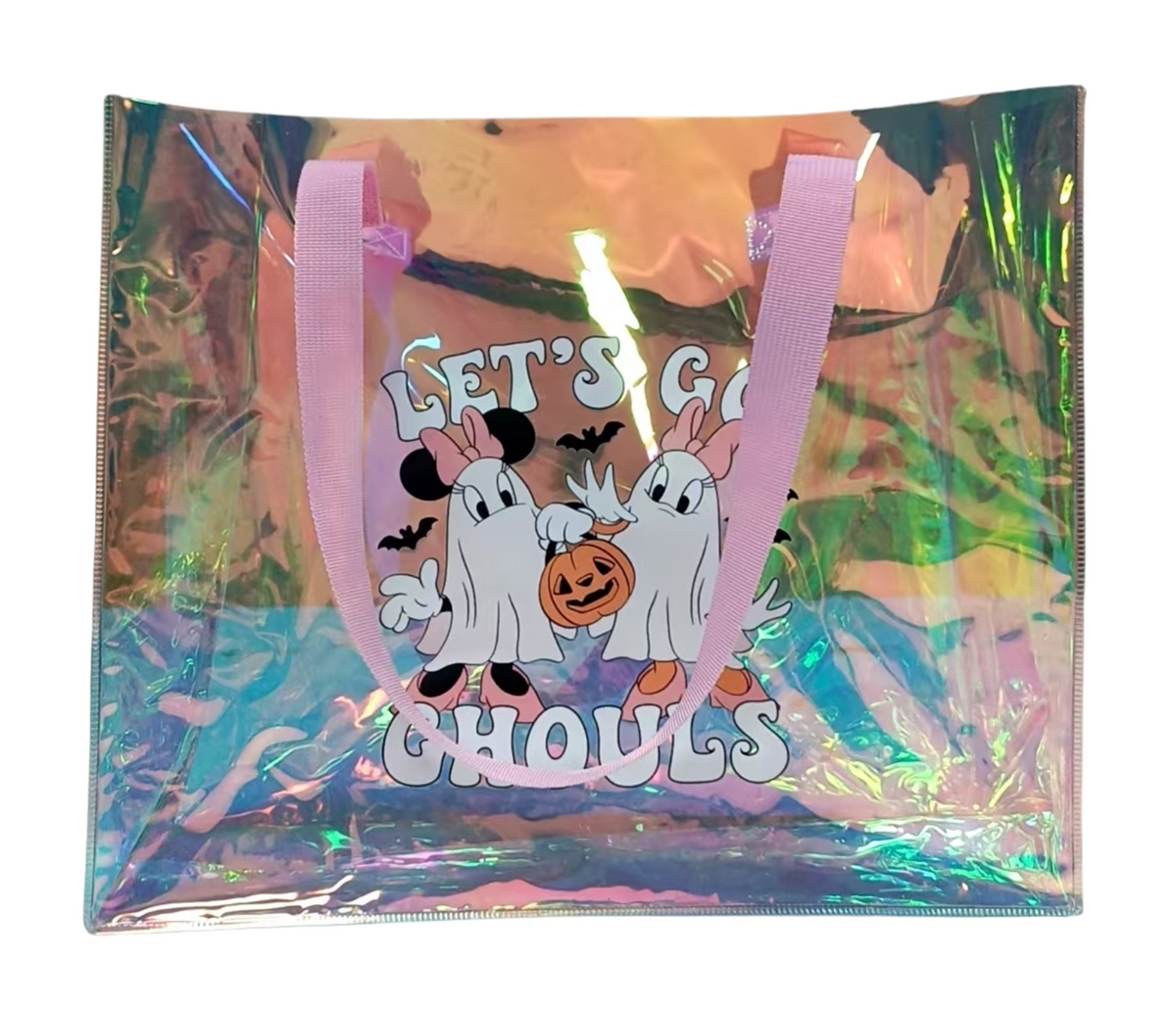 Holographic Lets Go Ghouls Bag